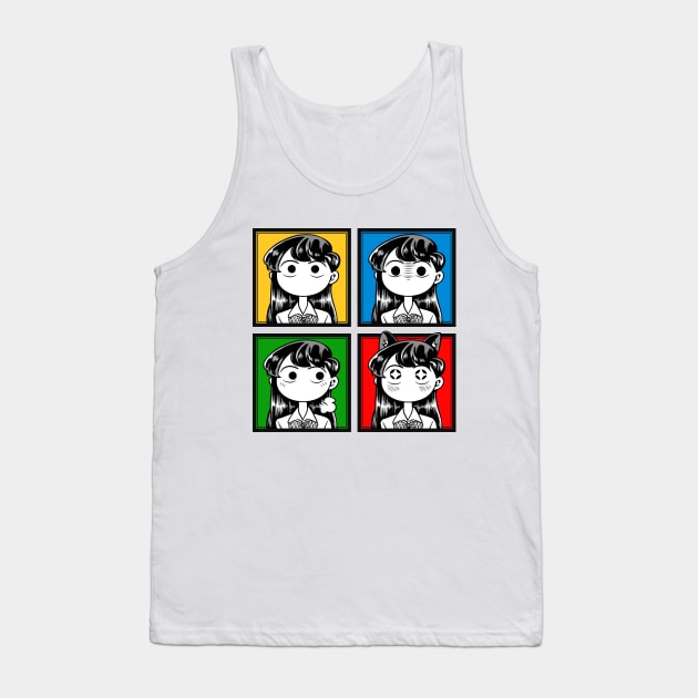 Komi-san Faces Tank Top by gamergeek